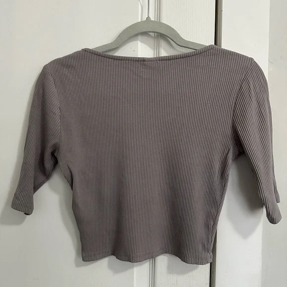 H&M Ribbed Cropped Top - Picture 7 of 7